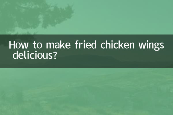 ¿Cómo hacer deliciosas las alitas de pollo fritas?