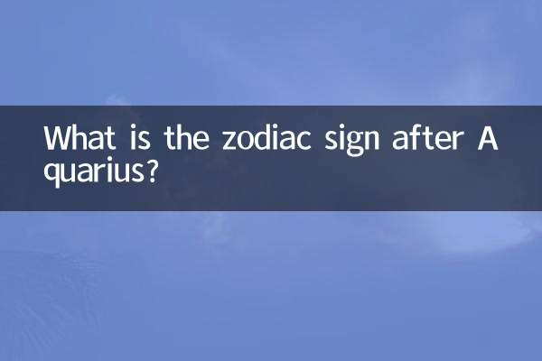 Какой знак зодиака после Водолея?