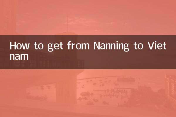 Como ir de Nanning a Vietnã