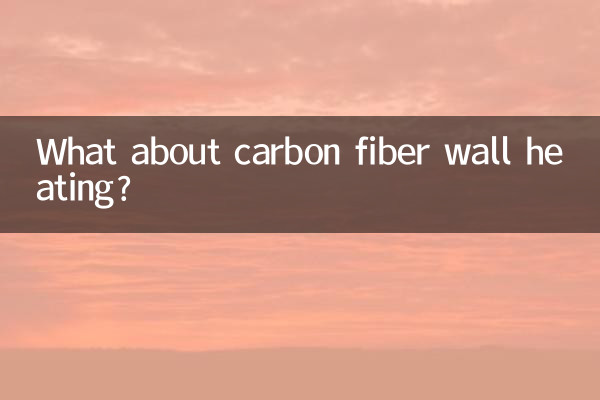 А как насчет обогрева стен из углеродного волокна?