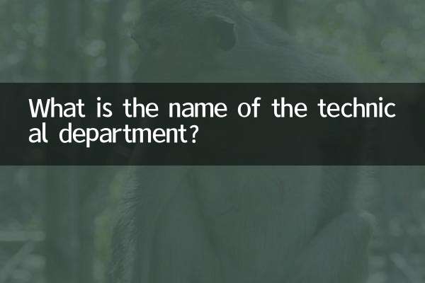 تکنیکی محکمہ کا نام کیا ہے؟