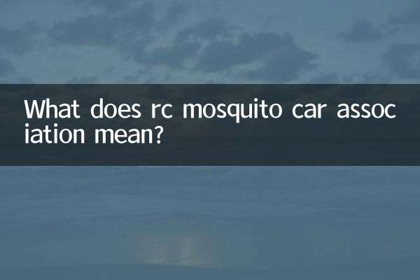 ラジコンモスキートカー協会ってどういう意味ですか？