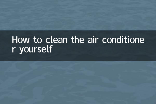 Como limpar o ar condicionado você mesmo