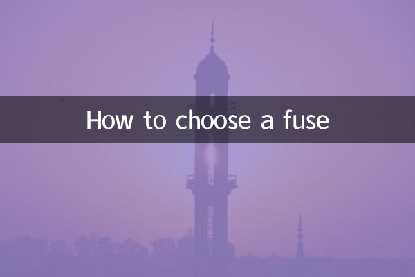 نحوه انتخاب فیوز
