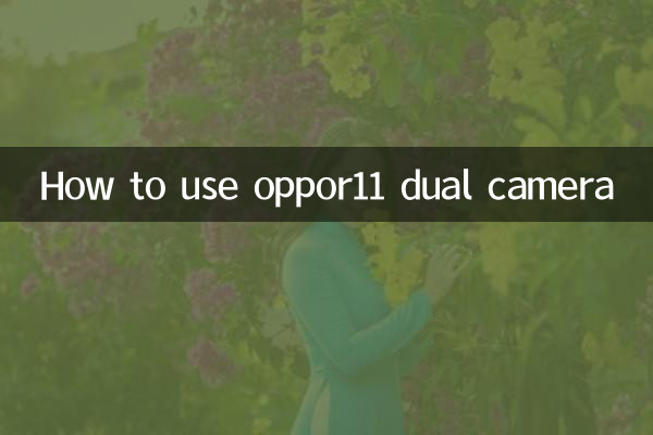 oppor11雙攝怎麼用