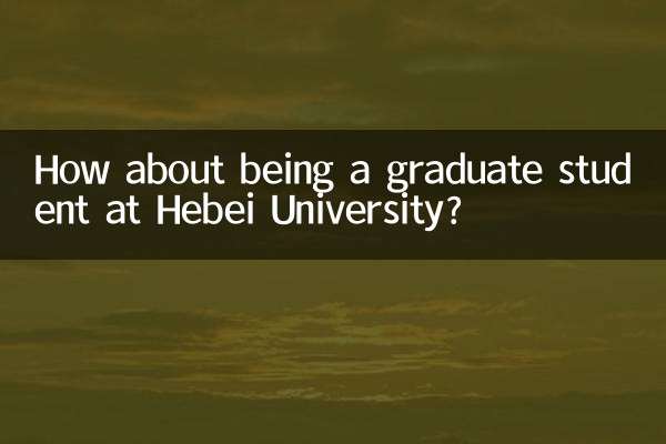 Que tal ser um estudante de pós-graduação na Universidade de Hebei?