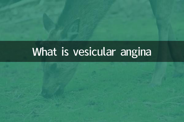 Was ist vesikuläre Angina?