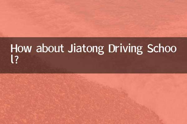 Wie wäre es mit der Fahrschule Jiatong?