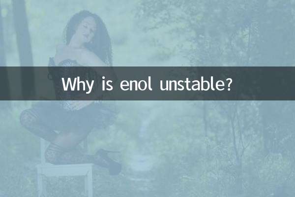 لماذا الانول غير مستقر؟