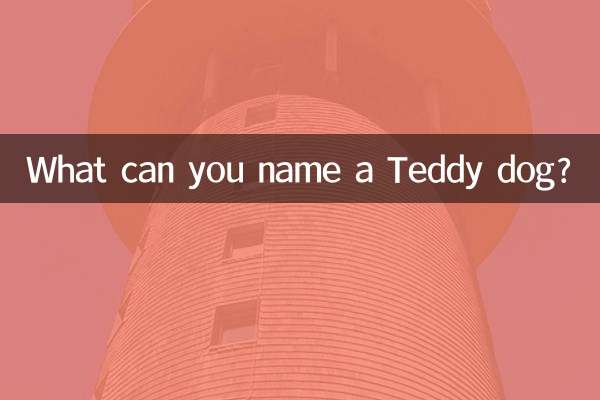 Как можно назвать собаку Тедди?