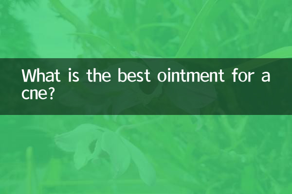 Quelle est la meilleure pommade contre l’acné ?