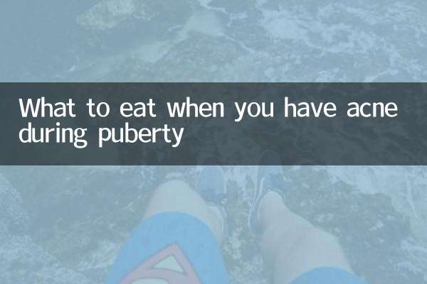 Cosa mangiare quando hai l'acne durante la pubertà