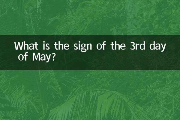 Was ist das Zeichen des 3. Mai -Tages?