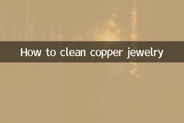 Como limpar joias de cobre