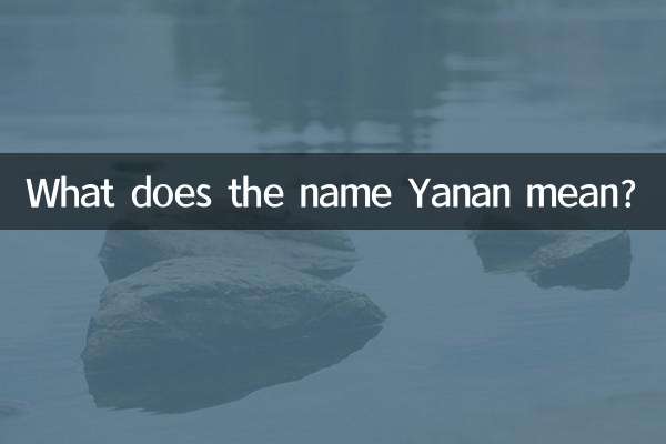 Que signifie le prénom Yanan ?