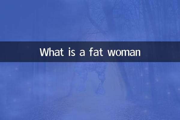 que es una mujer gorda
