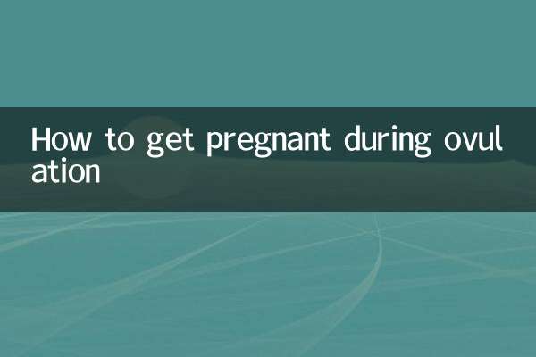 Comment tomber enceinte pendant l'ovulation
