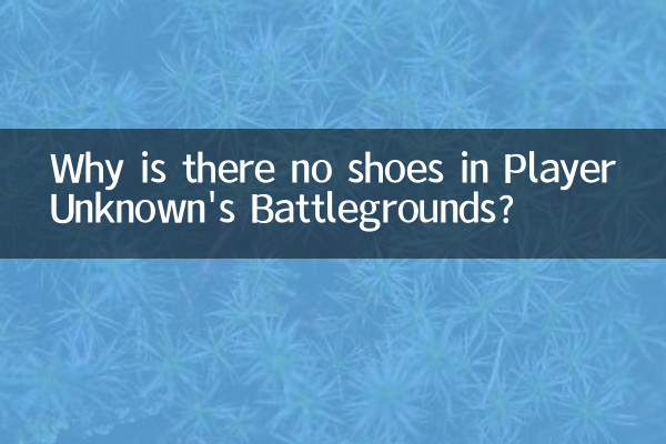PlayerUnknown's Battlegrounds এ জুতা নেই কেন?