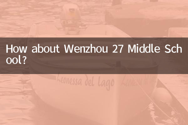 Qu’en est-il du collège Wenzhou 27 ?