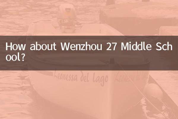 Qu’en est-il du collège Wenzhou 27 ?