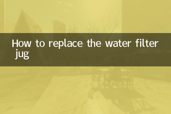 So tauschen Sie die Wasserfilterkanne aus