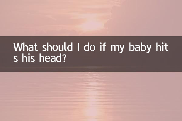 ¿Qué debo hacer si mi bebé se golpea la cabeza?