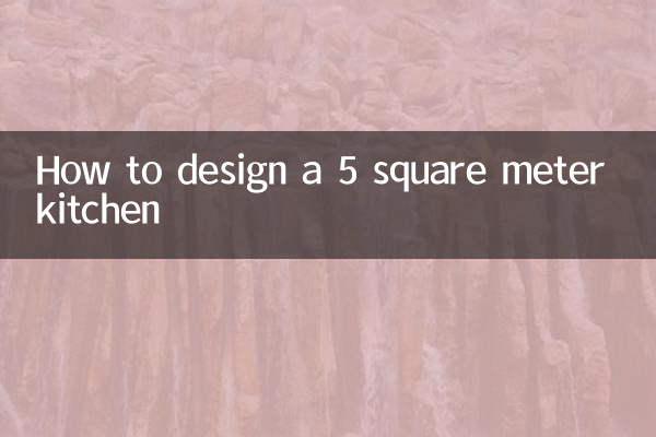 So gestalten Sie eine 5 Quadratmeter große Küche