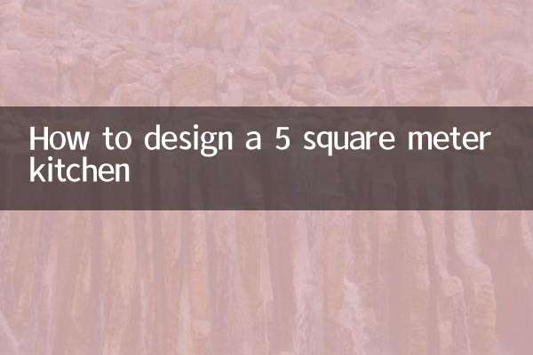 So gestalten Sie eine 5 Quadratmeter große Küche