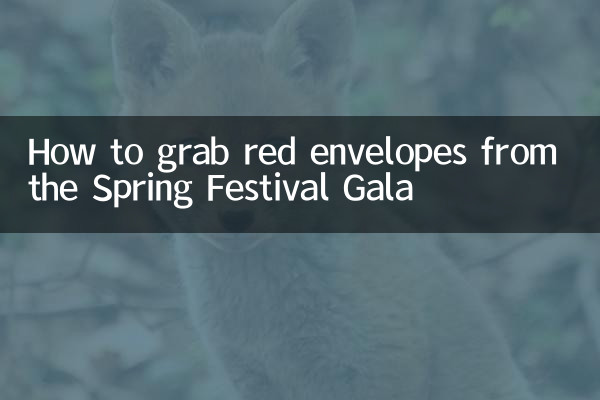春晚的红包怎么抢