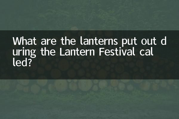 Как называются фонари, зажигаемые во время Фестиваля фонарей?