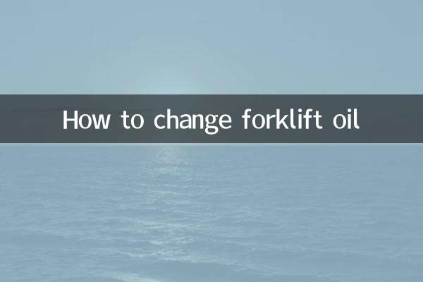 So wechseln Sie das Gabelstapleröl