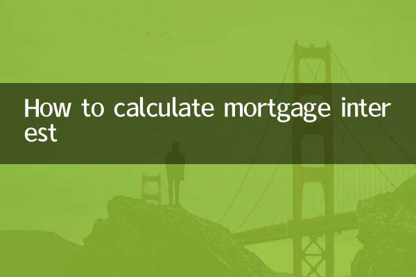 बंधक ब्याज की गणना कैसे करें