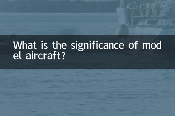 Welche Bedeutung haben Modellflugzeuge?