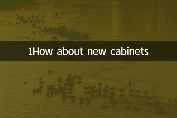 1¿Qué tal gabinetes nuevos?