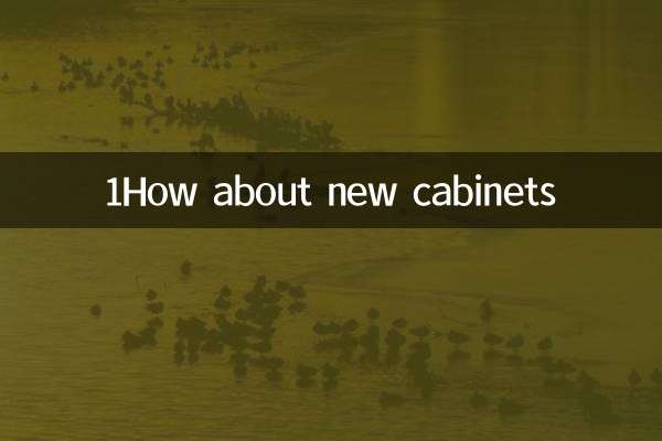 1¿Qué tal gabinetes nuevos?