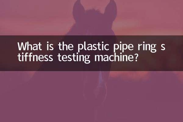 What is the plastic pipe ring stiffness testing machine?