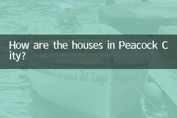 How are the houses in Peacock City?