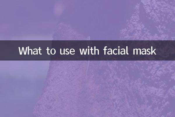 O que usar com máscara facial