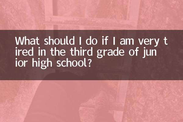 Cosa devo fare se sono molto stanco in terza elementare?