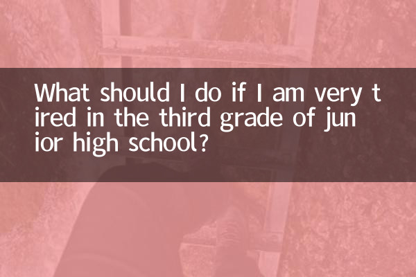 Cosa devo fare se sono molto stanco in terza elementare?