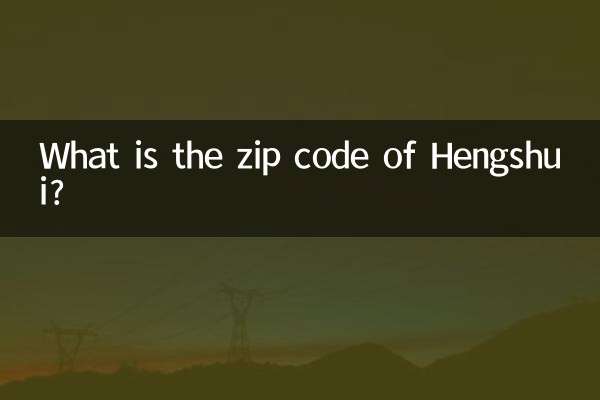 What is the zip code of Hengshui?