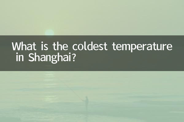 Qual é a temperatura mais fria em Xangai?