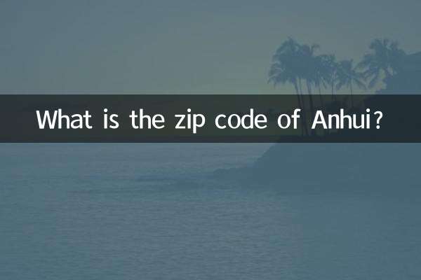 安徽省の郵便番号は何ですか?