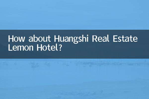 Wie wäre es mit dem Huangshi Real Estate Lemon Hotel?