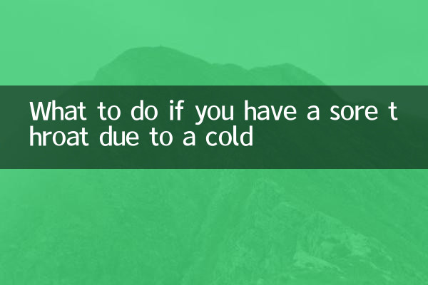 Qué hacer si tienes dolor de garganta debido a un resfriado