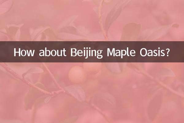 베이징 메이플 오아시스는 어떻습니까?
