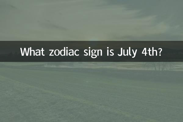 Какой знак зодиака 4 июля?