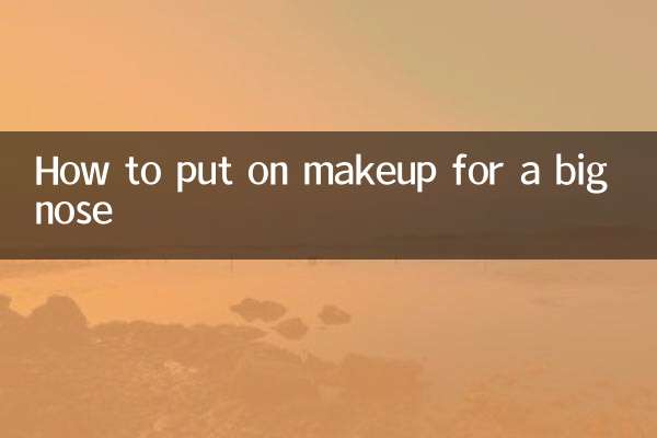 Como se maquiar para um nariz grande