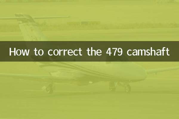 Cómo corregir el árbol de levas 479