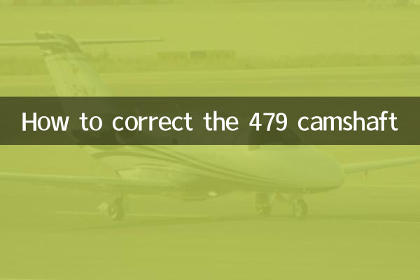 Cómo corregir el árbol de levas 479